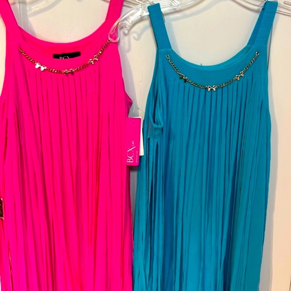 2 BCX Girl dresses  one NWT size 16